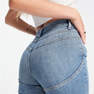 ASOS Design Flare Jeans with Contour Detail – Size 28
